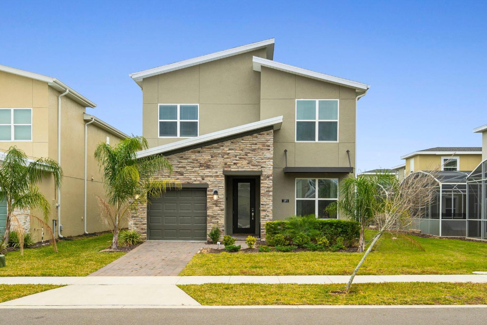 Gorgeous 5 Bd Home W Private Pool Next To Disney Киссимми Экстерьер фото