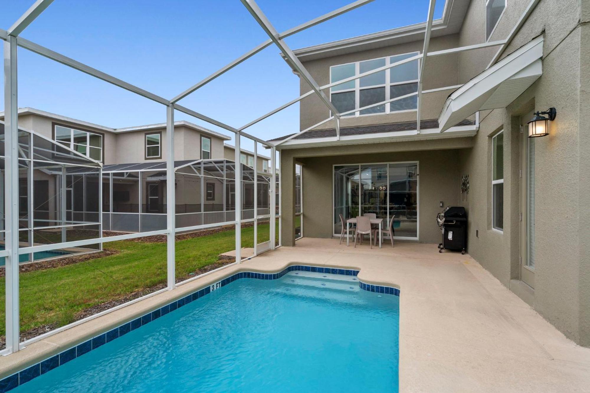 Gorgeous 5 Bd Home W Private Pool Next To Disney Киссимми Экстерьер фото